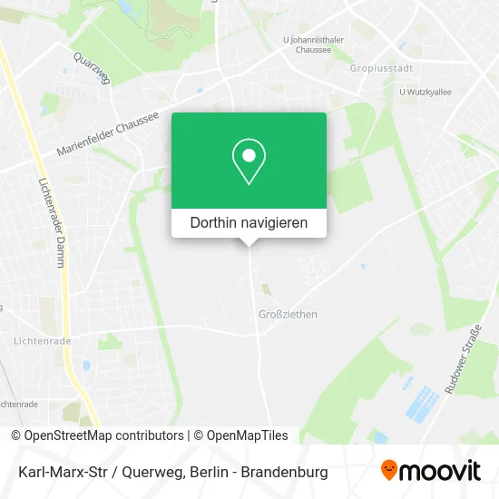 Karl-Marx-Str / Querweg Karte