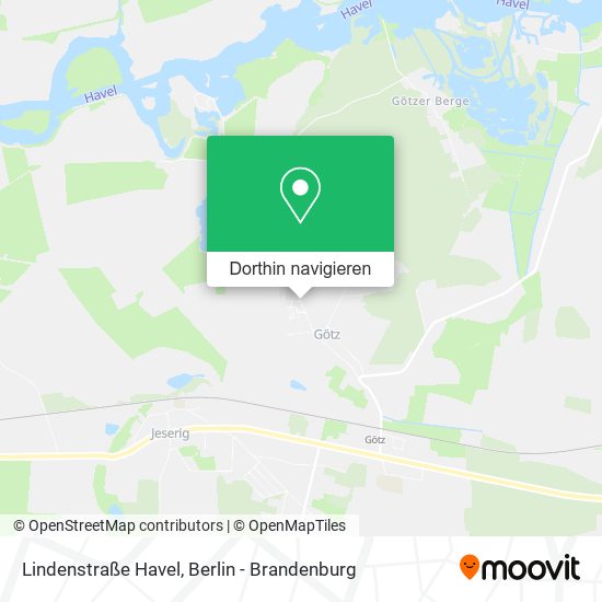 Lindenstraße Havel Karte