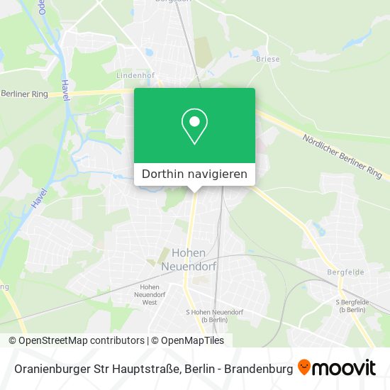Oranienburger Str Hauptstraße Karte