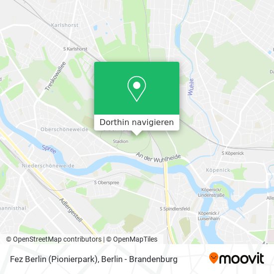 Fez Berlin (Pionierpark) Karte