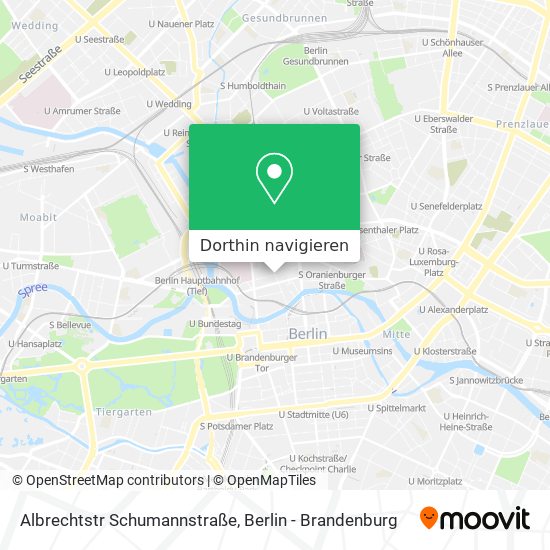 Albrechtstr Schumannstraße Karte
