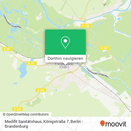 Medifit Sanitätshaus, Königstraße 7 Karte