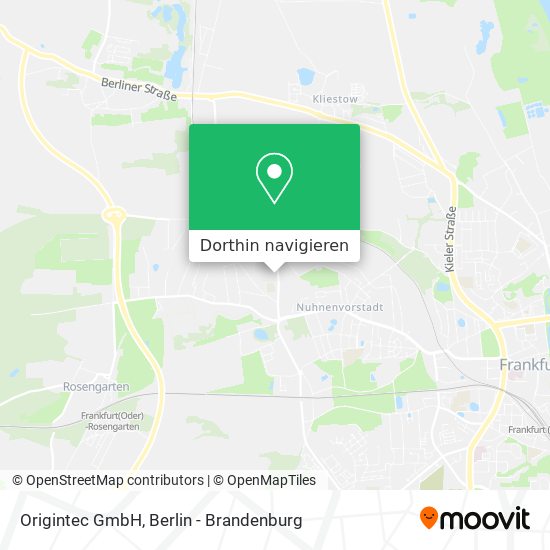 Origintec GmbH Karte