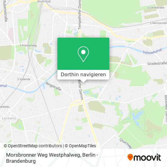 Morsbronner Weg Westphalweg Karte