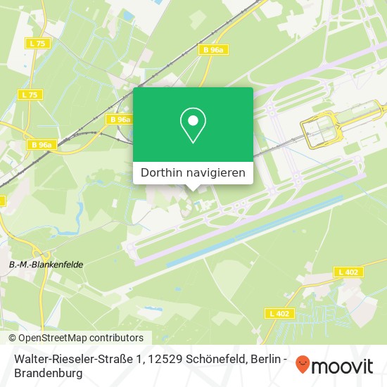 Walter-Rieseler-Straße 1, 12529 Schönefeld Karte