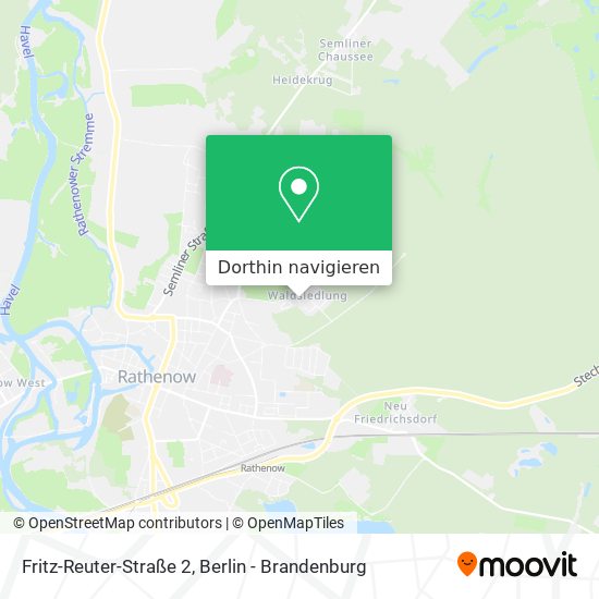 Fritz-Reuter-Straße 2 Karte
