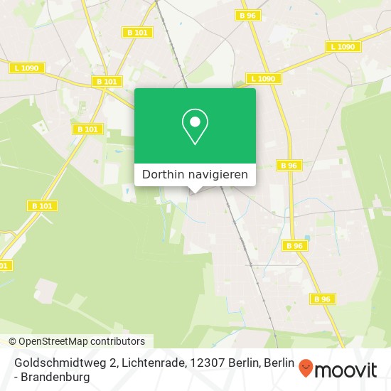Goldschmidtweg 2, Lichtenrade, 12307 Berlin Karte