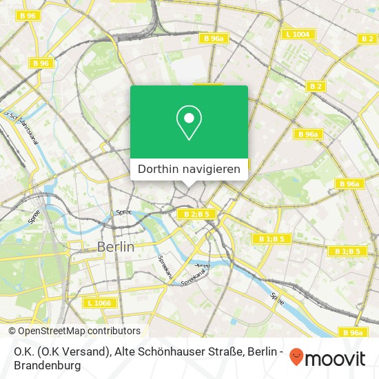 O.K. (O.K Versand), Alte Schönhauser Straße Karte