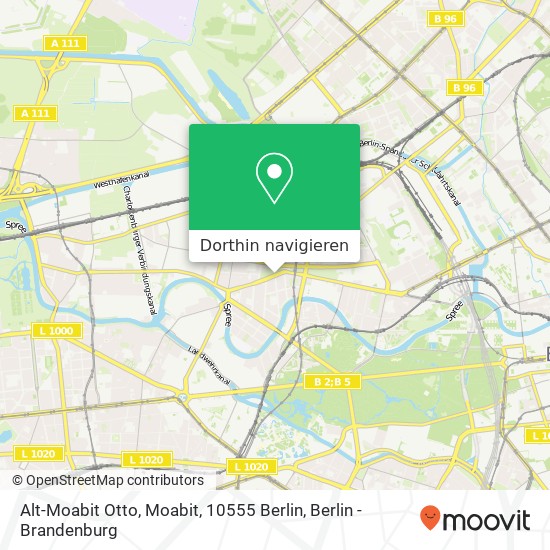 Alt-Moabit Otto, Moabit, 10555 Berlin Karte