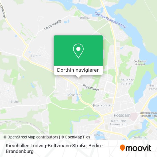 Kirschallee Ludwig-Boltzmann-Straße Karte