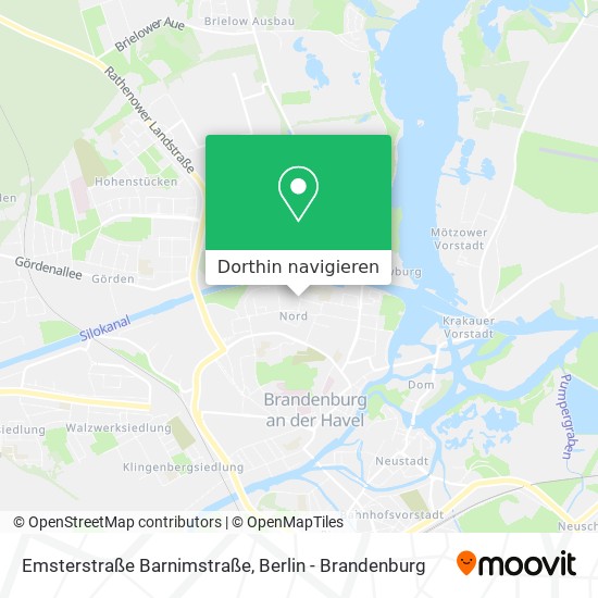 Emsterstraße Barnimstraße Karte