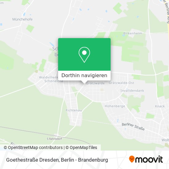 Goethestraße Dresden Karte