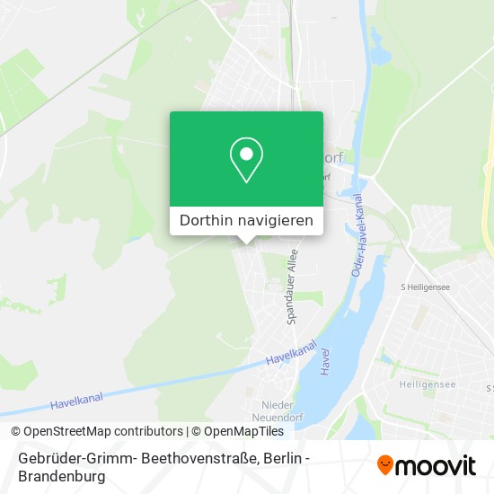 Gebrüder-Grimm- Beethovenstraße Karte