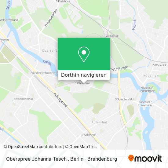Oberspree Johanna-Tesch- Karte