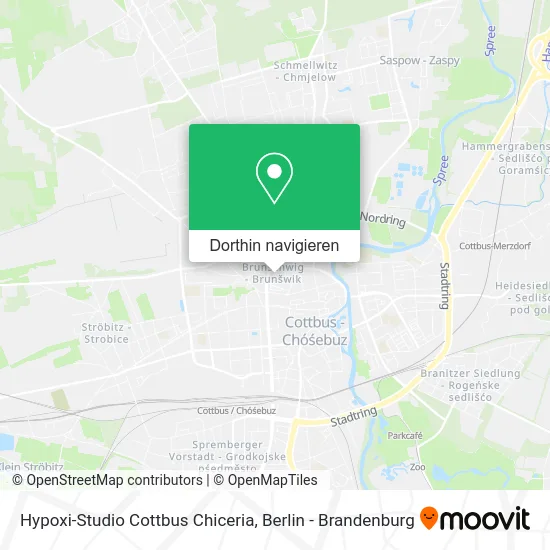 Hypoxi-Studio Cottbus Chiceria Karte