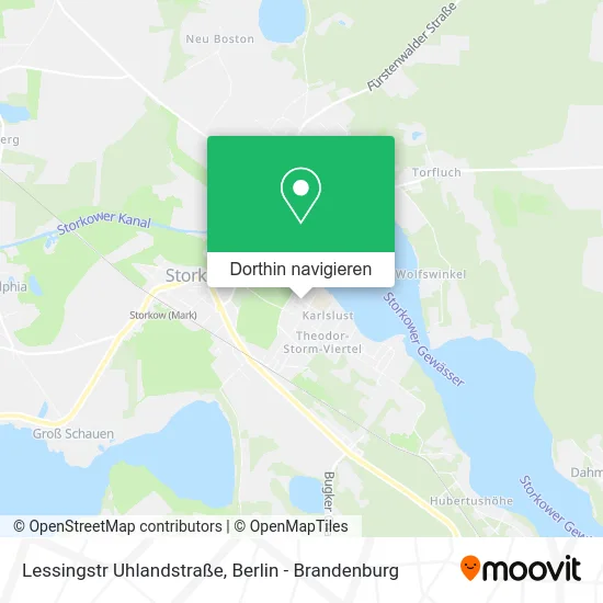 Lessingstr Uhlandstraße Karte