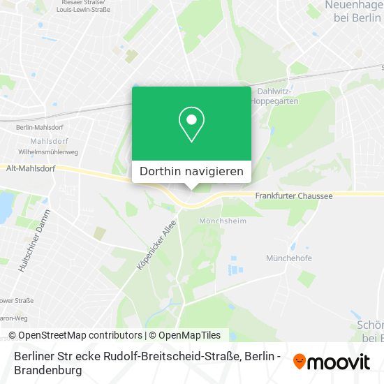Berliner Str ecke Rudolf-Breitscheid-Straße Karte