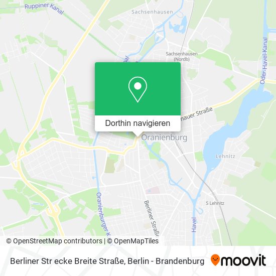 Berliner Str ecke Breite Straße Karte