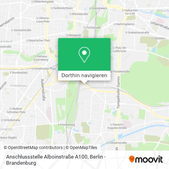 Anschlussstelle Alboinstraße A100 Karte