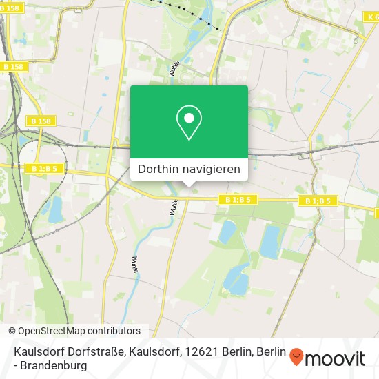 Kaulsdorf Dorfstraße, Kaulsdorf, 12621 Berlin Karte