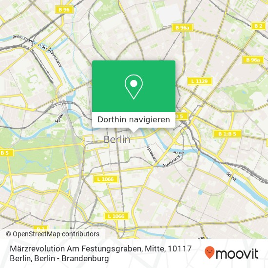 Märzrevolution Am Festungsgraben, Mitte, 10117 Berlin Karte