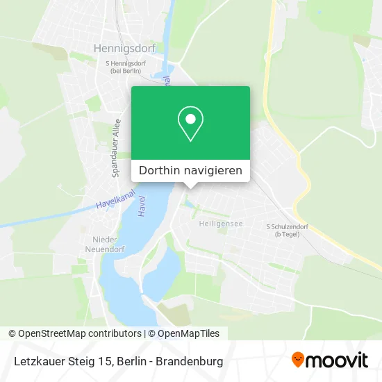 Letzkauer Steig 15 Karte