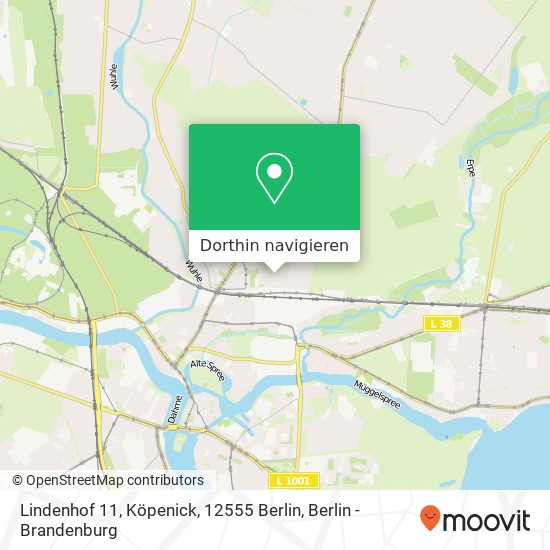 Lindenhof 11, Köpenick, 12555 Berlin Karte