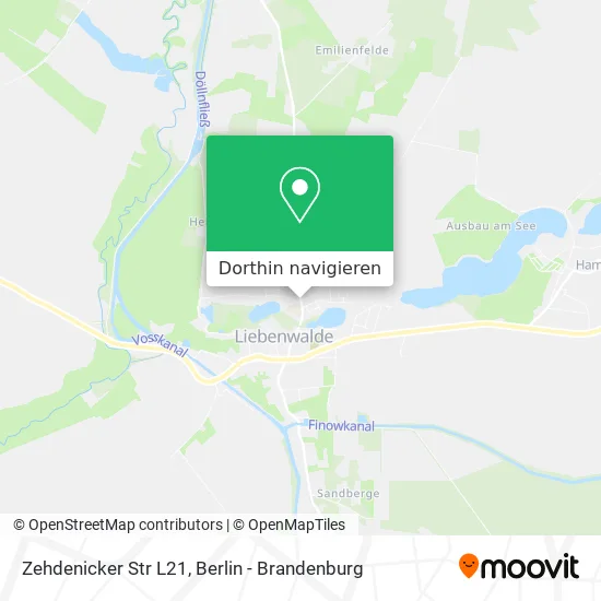 Zehdenicker Str L21 Karte