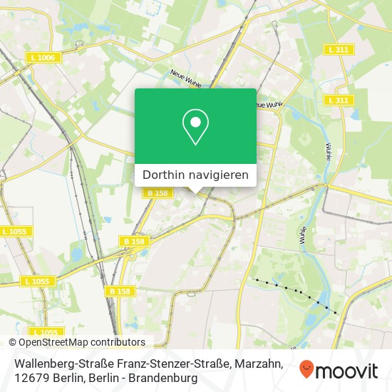 Wallenberg-Straße Franz-Stenzer-Straße, Marzahn, 12679 Berlin Karte