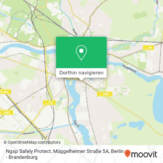 Ngsp Safely Protect, Müggelheimer Straße 5A Karte