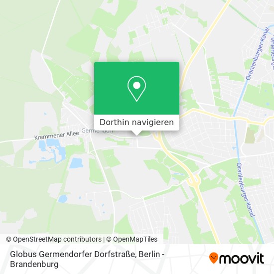 Globus Germendorfer Dorfstraße Karte