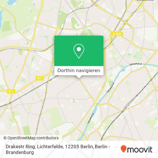Drakestr Ring, Lichterfelde, 12205 Berlin Karte