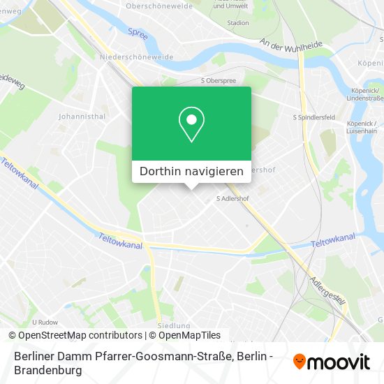 Berliner Damm Pfarrer-Goosmann-Straße Karte