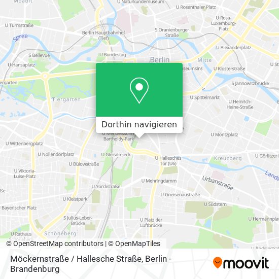 Möckernstraße / Hallesche Straße Karte