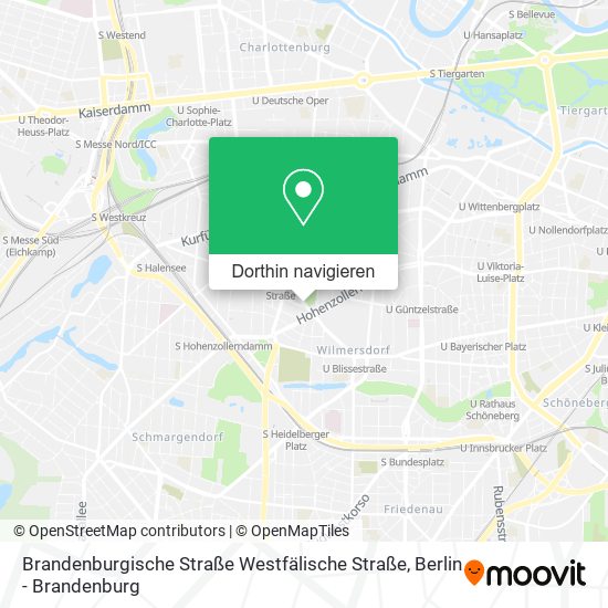 Brandenburgische Straße Westfälische Straße Karte