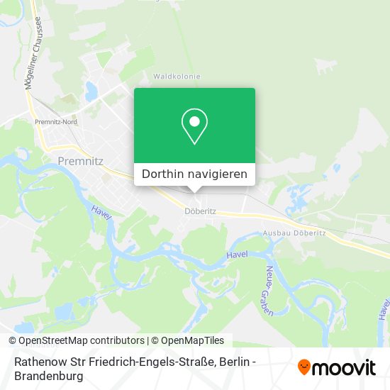 Rathenow Str Friedrich-Engels-Straße Karte