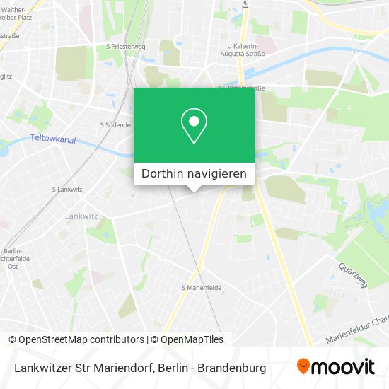 Lankwitzer Str Mariendorf Karte