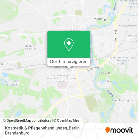 Kosmetik & Pflegebehandlungen Karte