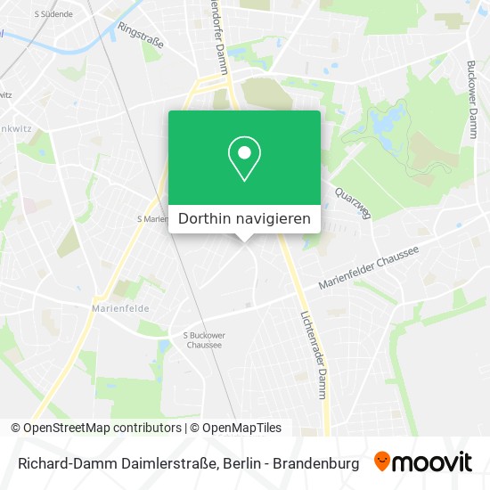 Richard-Damm Daimlerstraße Karte