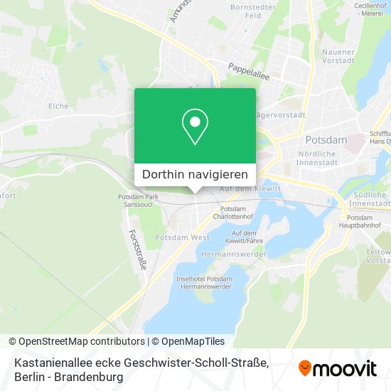 Kastanienallee ecke Geschwister-Scholl-Straße Karte