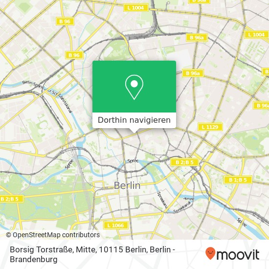 Borsig Torstraße, Mitte, 10115 Berlin Karte