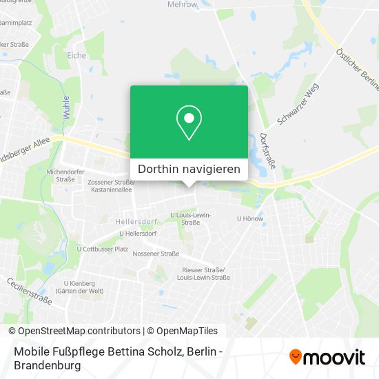 Mobile Fußpflege Bettina Scholz Karte