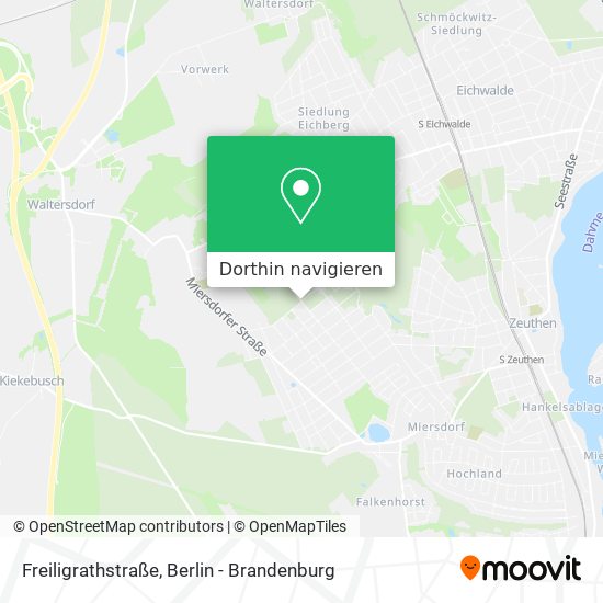Freiligrathstraße Karte