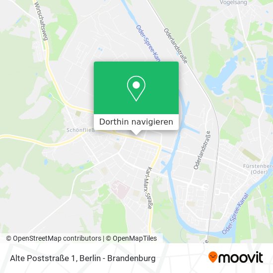 Alte Poststraße 1 Karte