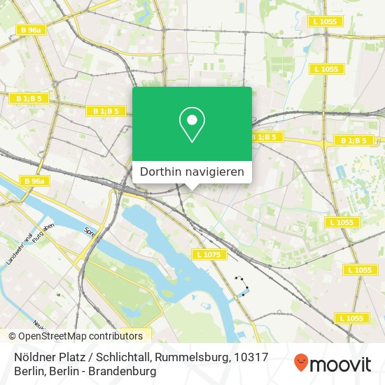 Nöldner Platz / Schlichtall, Rummelsburg, 10317 Berlin Karte