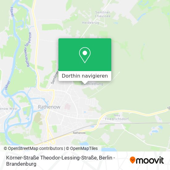 Körner-Straße Theodor-Lessing-Straße Karte