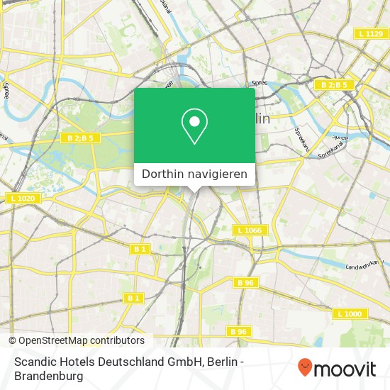 Scandic Hotels Deutschland GmbH Karte