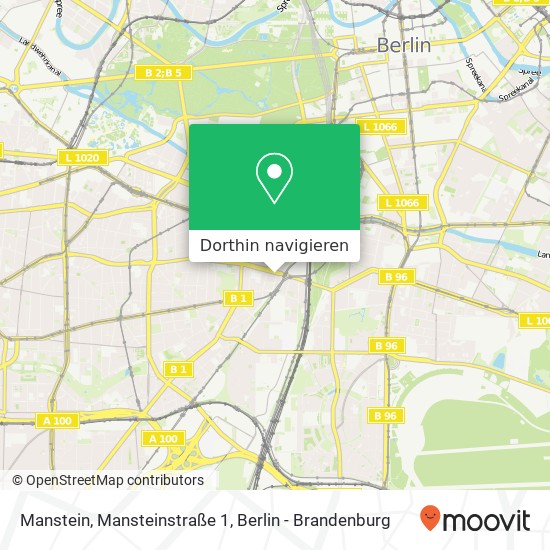 Manstein, Mansteinstraße 1 Karte