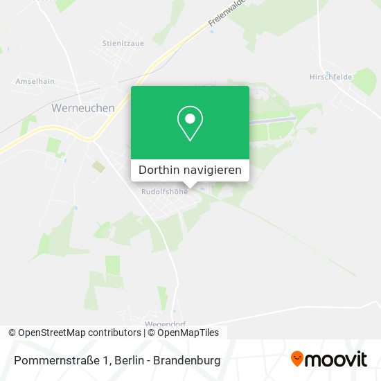 Pommernstraße 1 Karte
