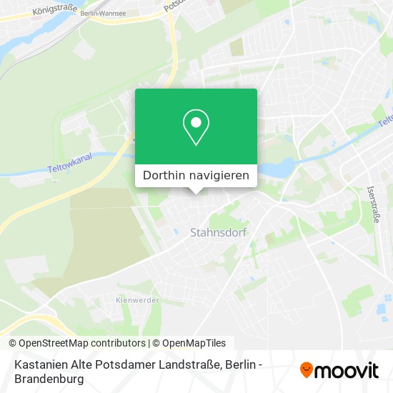 Kastanien Alte Potsdamer Landstraße Karte